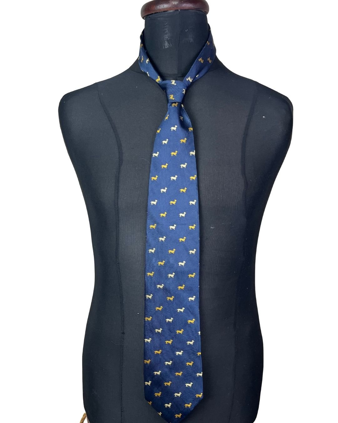Profuomo Dog Pattern Necktie 9.5 cm - Funkify