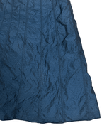 Promiss Teal Textured Midi Skirt - Size XL - Funkify