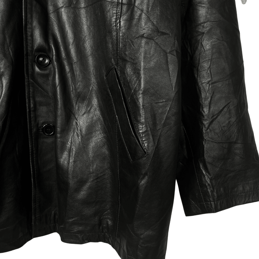 PROUDS Sheepskin Leather Jacket 2XL - Funkify