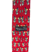 Pure Silk Mouse Pattern Necktie 9 cm - Funkify