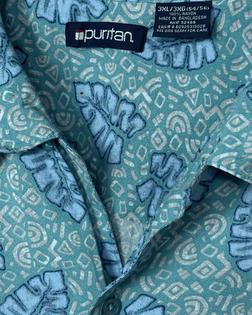 Puritan Hawaiian Shirt 3XL - Funkify