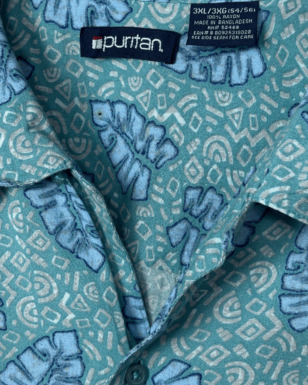 Puritan Hawaiian Shirt 3XL - Funkify