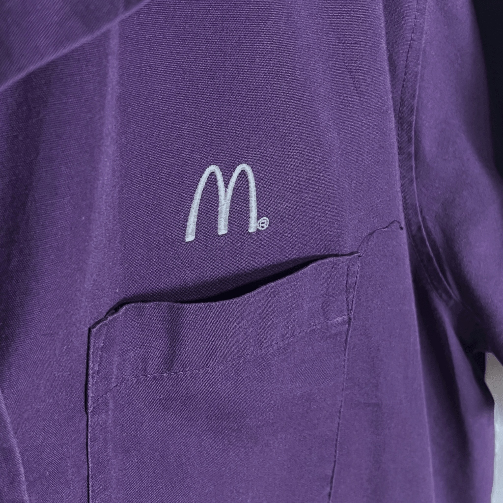 Purple McDonald’s Shirt Large - Funkify
