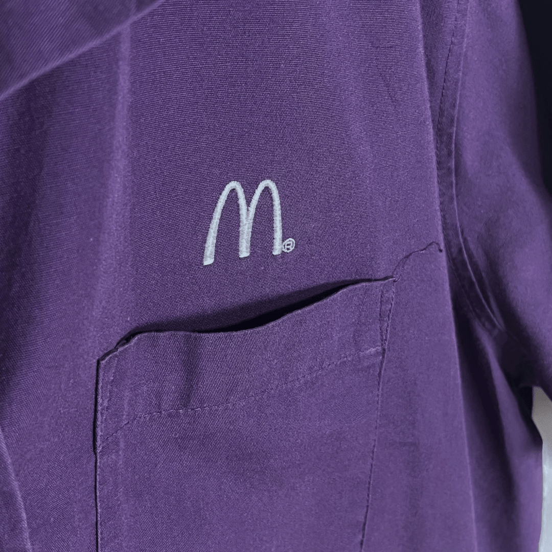 Purple McDonald’s Shirt Large - Funkify