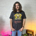Queen Big Logo Grey T-shirt - Funkify