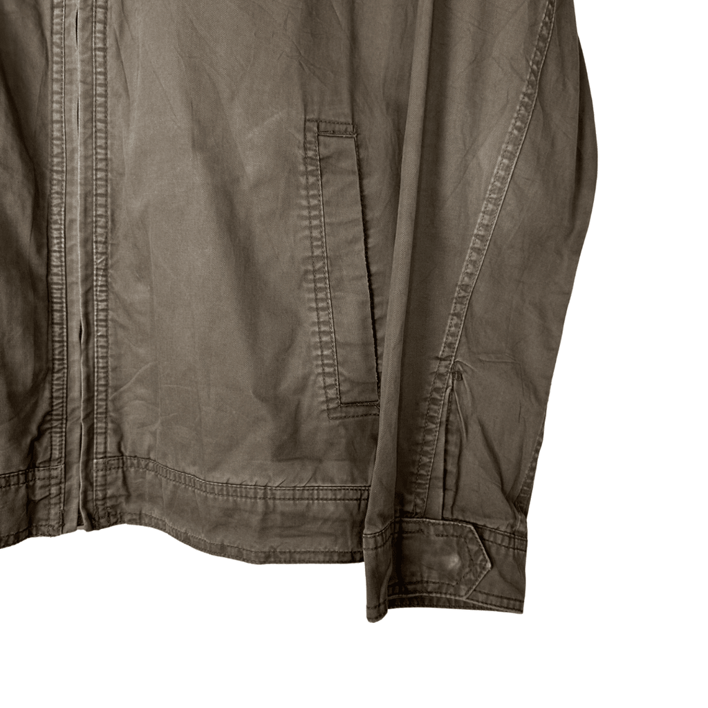 Quiksilver Brown Denim Jacket Small - Funkify