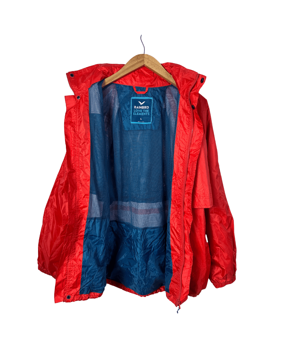 Rainbirds Rain Jacket with Foldable Hood XL - Funkify
