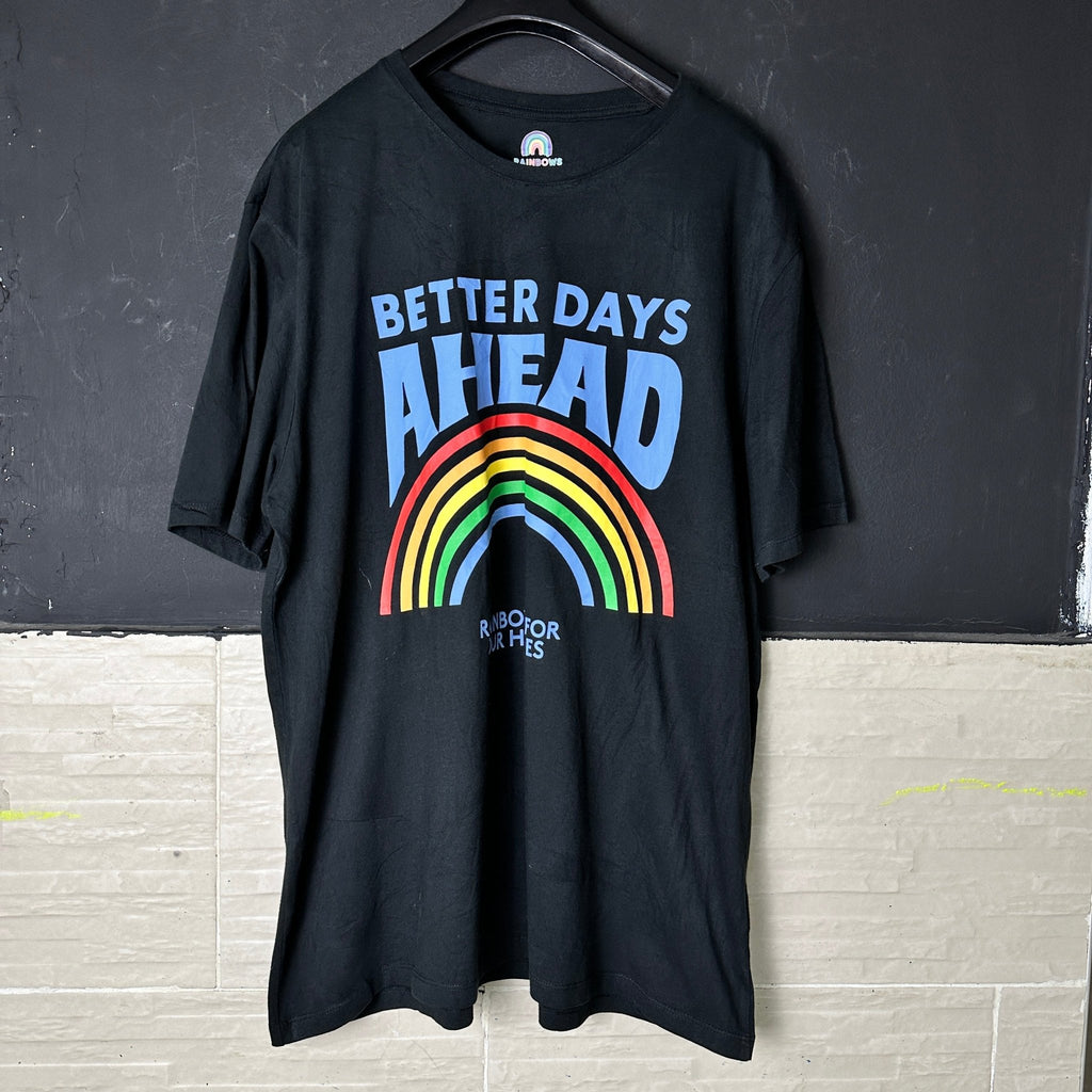 Rainbow Graphic Tee Large - Funkify