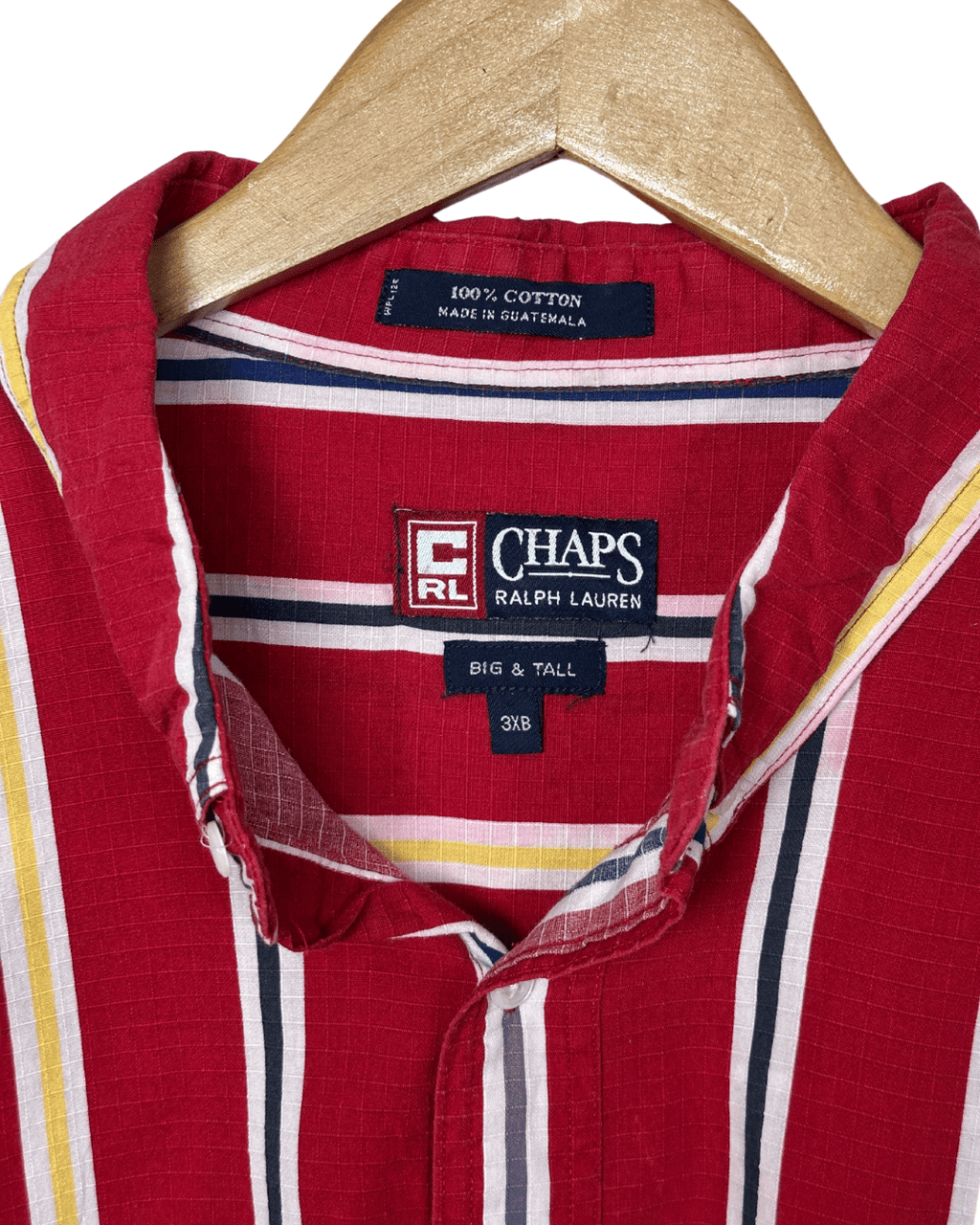 Ralph Lauren Chaps Striped Shirt - Big & Tall 3XB - Funkify
