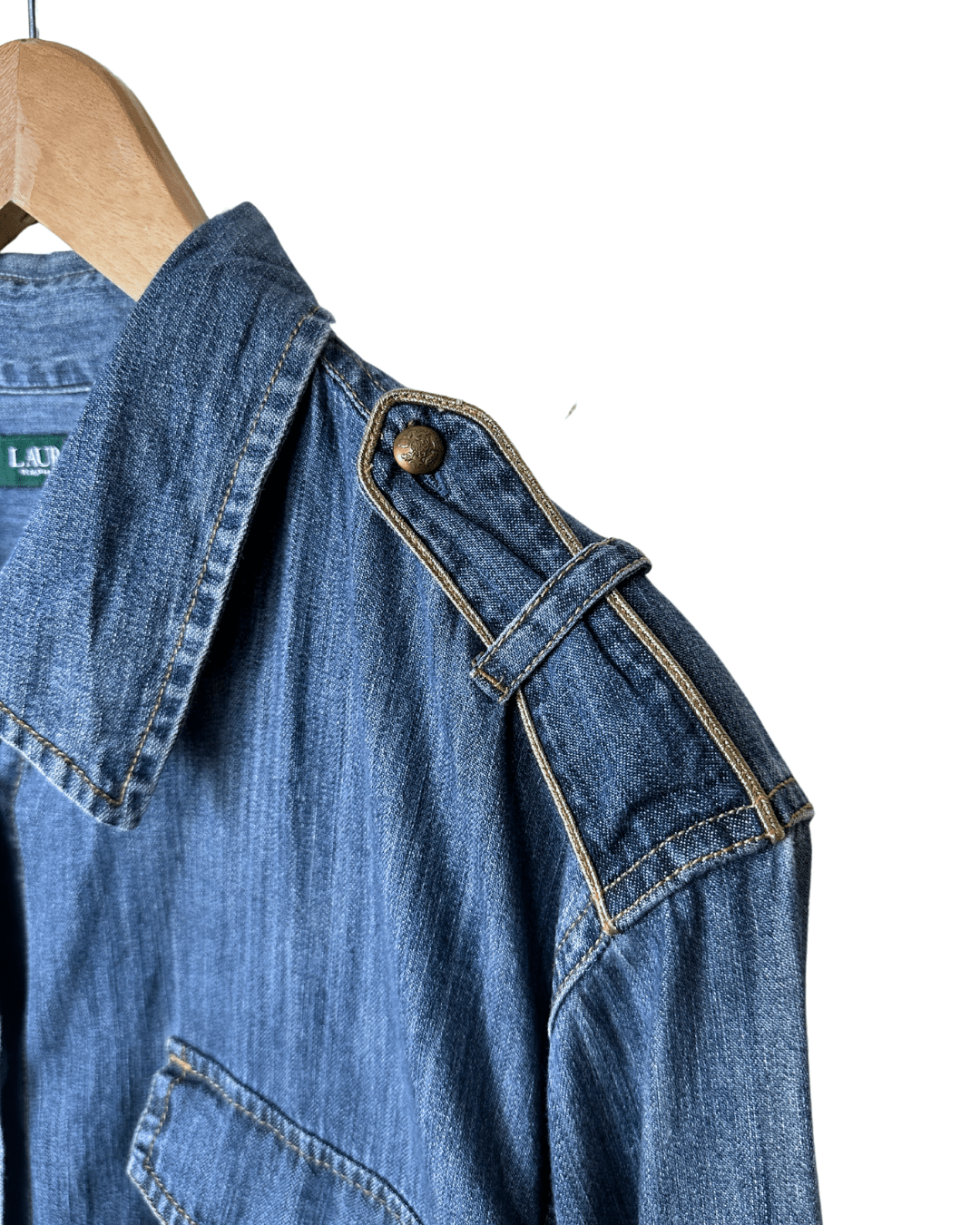 Ralph Lauren Long Sleeve Denim Shirt 3XL - Funkify