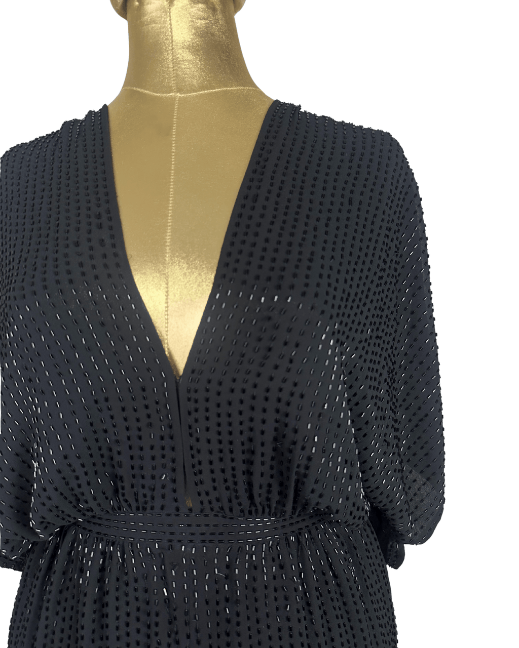 RARE Limited Edition 2009 Jimmy Choo For H&M Beaded Batwing Dress - Funkify