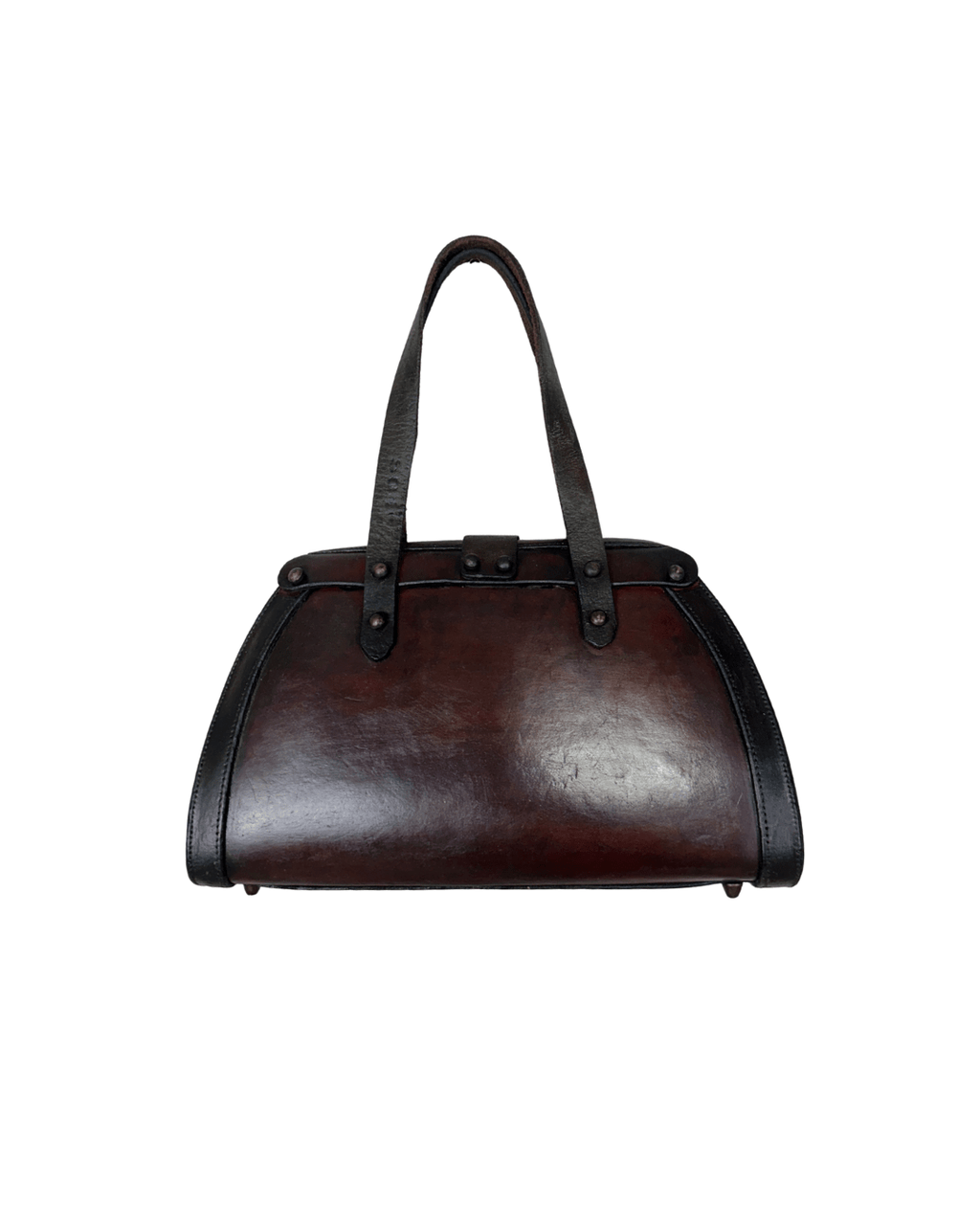 RARE Vintage 1960s John Romain Genuine Leather Bag Satchel - Funkify