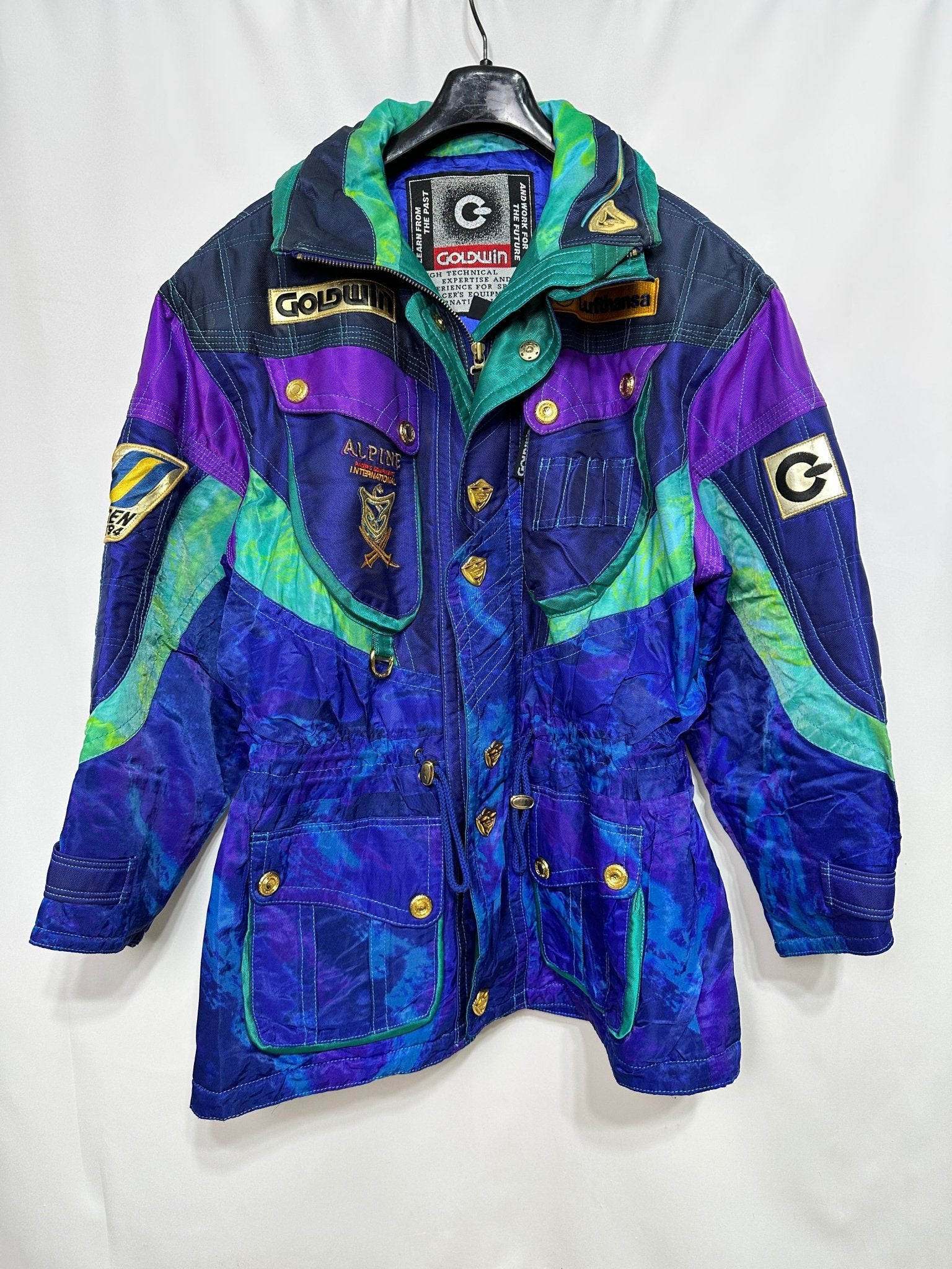 RARE Vintage 1994 Goldwin Lufthansa Sweden Alpine Racing Jacket XL - Funkify