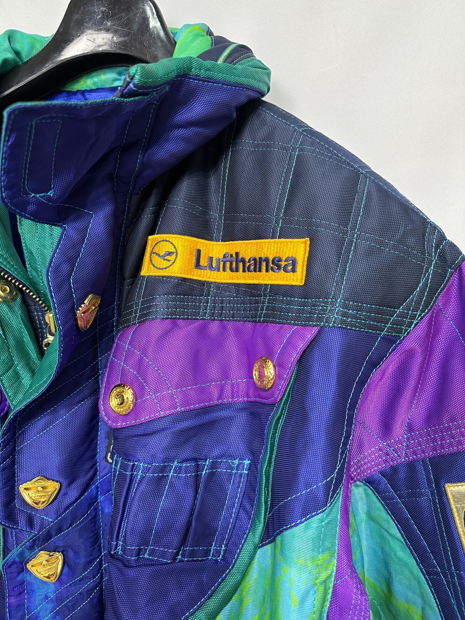 RARE Vintage 1994 Goldwin Lufthansa Sweden Alpine Racing Jacket XL - Funkify