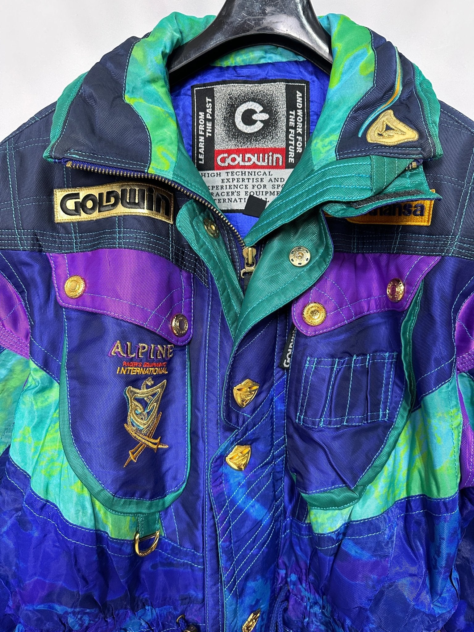 RARE Vintage 1994 Goldwin Lufthansa Sweden Alpine Racing Jacket XL - Funkify