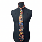 RARE Vintage 1995 Ralph Marlin Retro Ads Collage Necktie 9 cm - Funkify