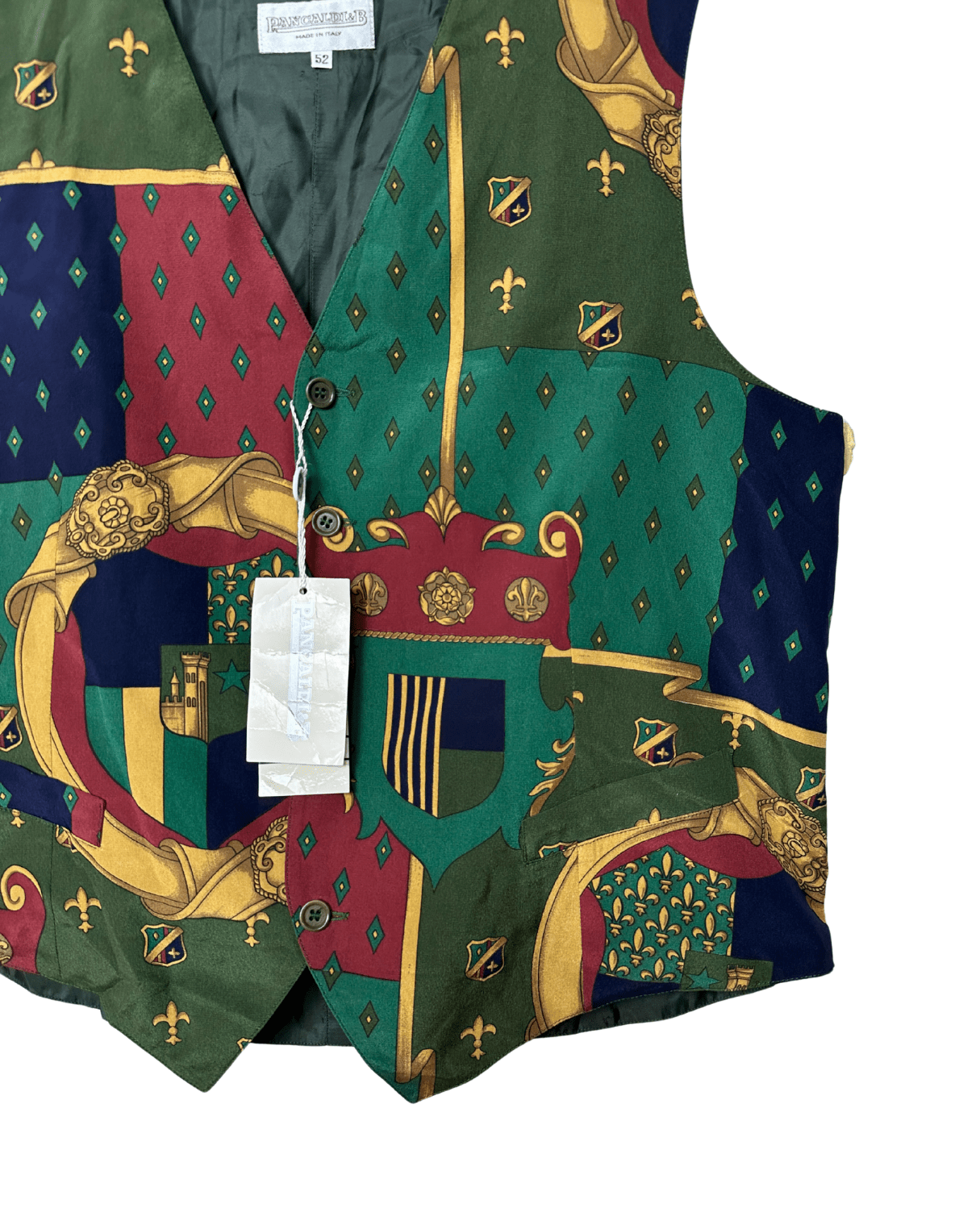 RARE Vintage 80's Deadstock Pure Silk Pancaldi & B. Vest - Funkify
