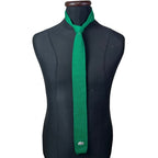 RARE Vintage Chemise Lacoste Wool Knitted Green Necktie 6 cm - Funkify