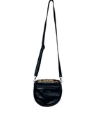 Rare Vintage Genuine Cowhide Mini Leather Saddle Crossbody Bag - Funkify