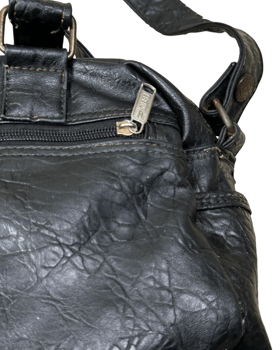 Rare Vintage Y2K Diesel Grunge Genuine Leather Handbag/Crossbody - Funkify