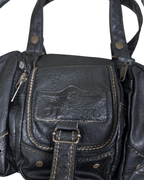 Rare Vintage Y2K Diesel Grunge Genuine Leather Handbag/Crossbody - Funkify