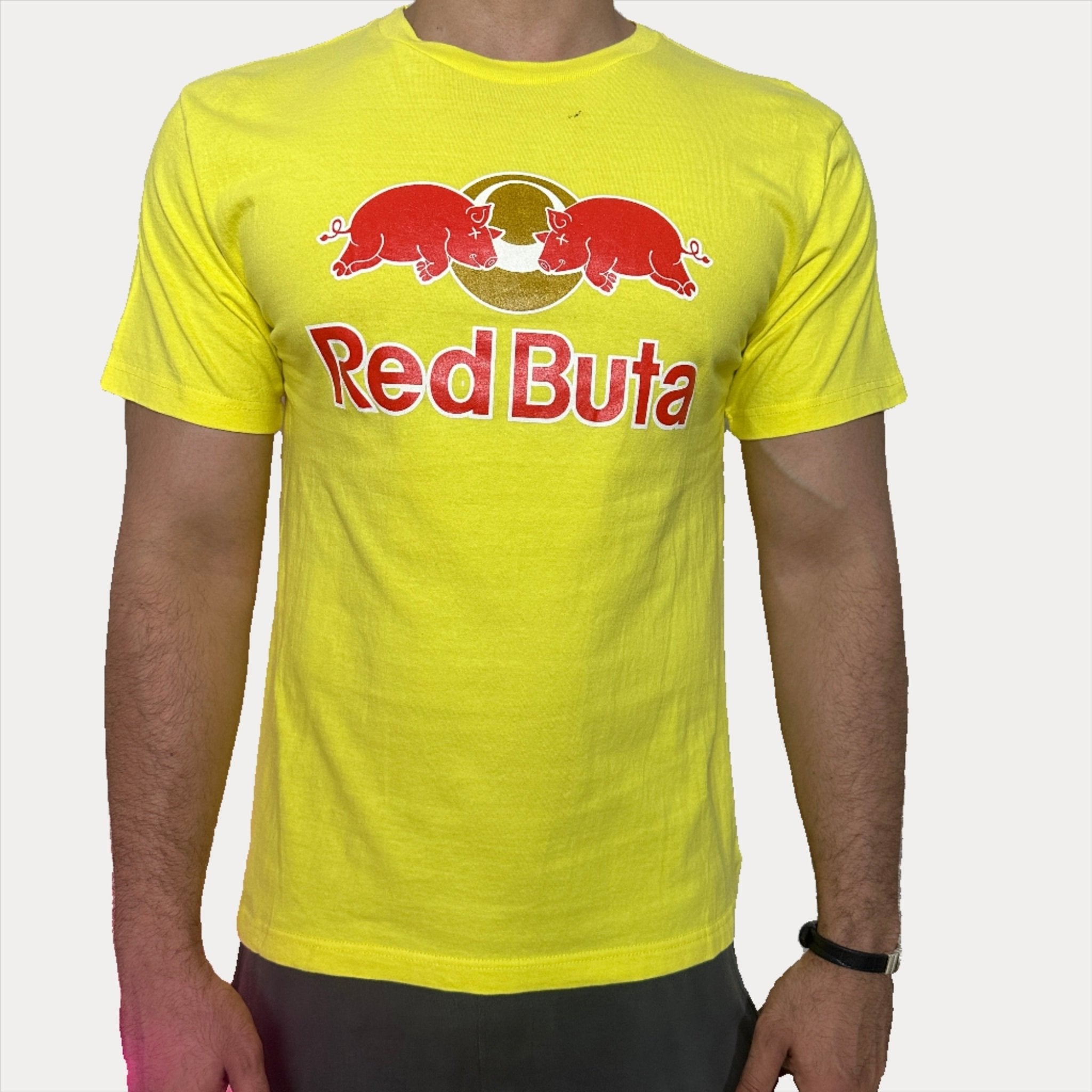 Red Buta Graphic Tee Medium - Funkify