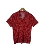 Red Paisley Print Shirt - Funkify