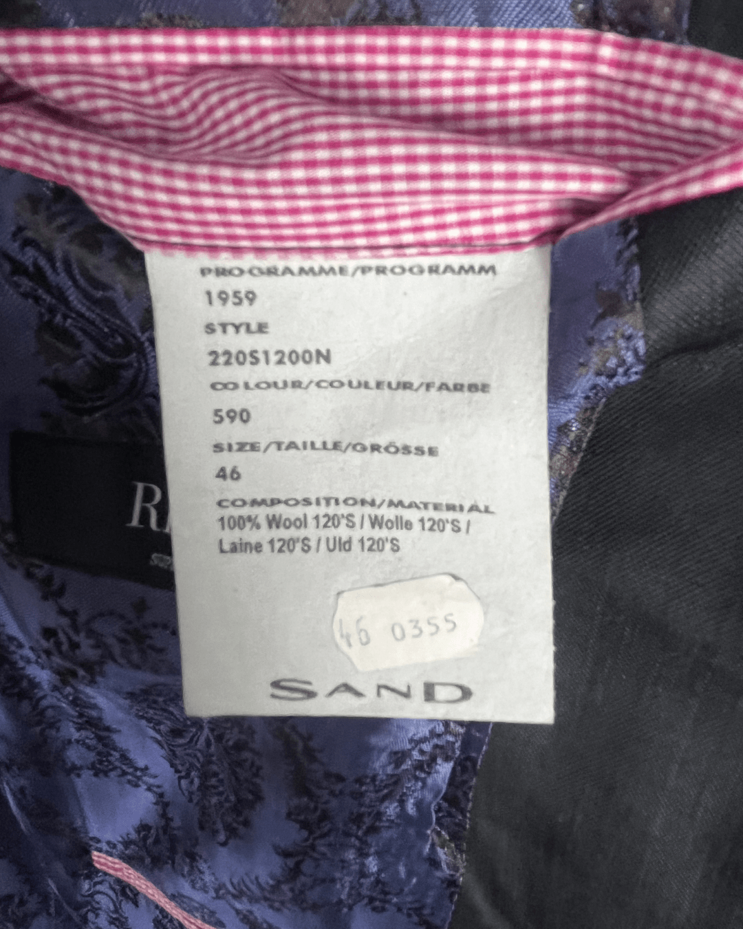 Reda Sandwool Blazer - Size 46 - Funkify