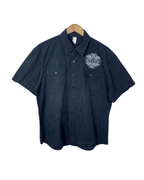 Refuse Resist Graphic Shirt – Pinstripe Eagle Print XL - Funkify