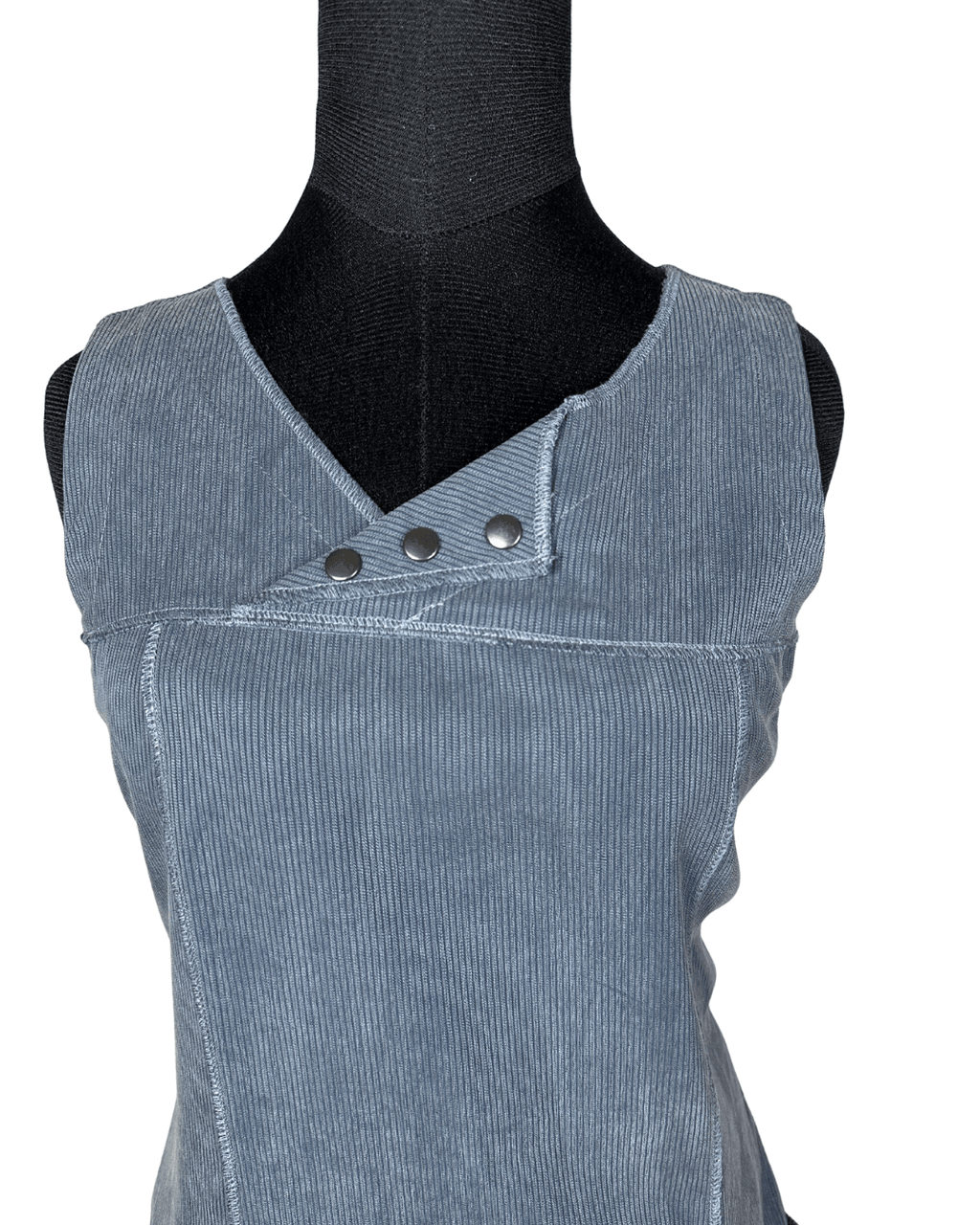 Renatto Bene Paris Corduroy Dress with Side Pockets - Medium - Funkify
