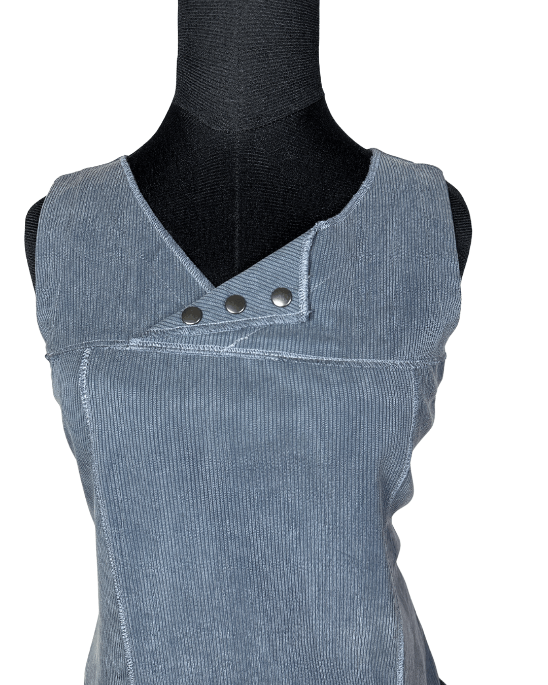 Renatto Bene Paris Corduroy Dress with Side Pockets - Medium - Funkify
