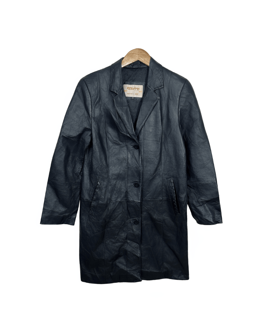 Renatto Women’s Genuine Leather Coat - Funkify