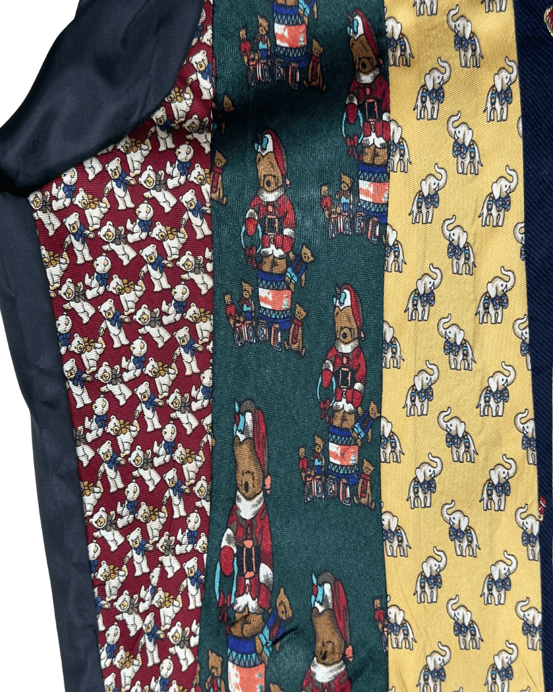 Retied Teddy Bear Theme Upcycled Vest - Medium - Funkify