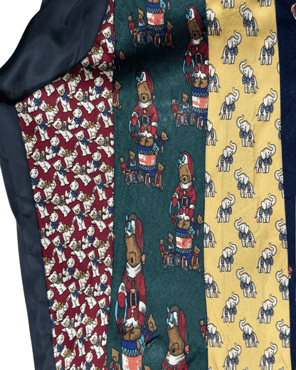 Retied Teddy Bear Theme Upcycled Vest - Medium - Funkify