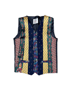 Retied Teddy Bear Theme Upcycled Vest - Medium - Funkify