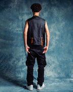 'ReTied' Unisex Upcycled Necktie Vest - Large - Funkify
