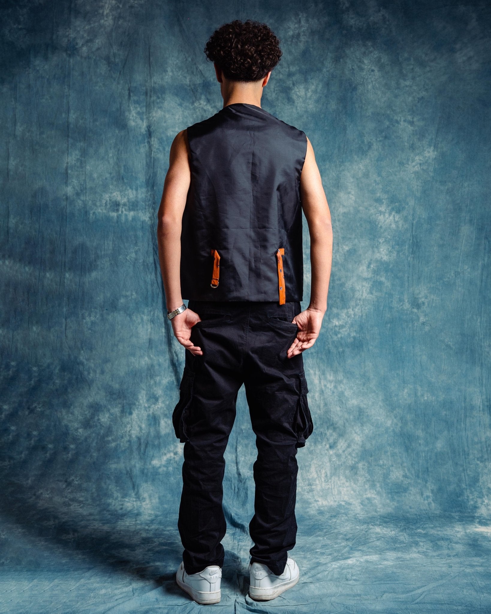 'ReTied' Unisex Upcycled Necktie Vest - Large - Funkify