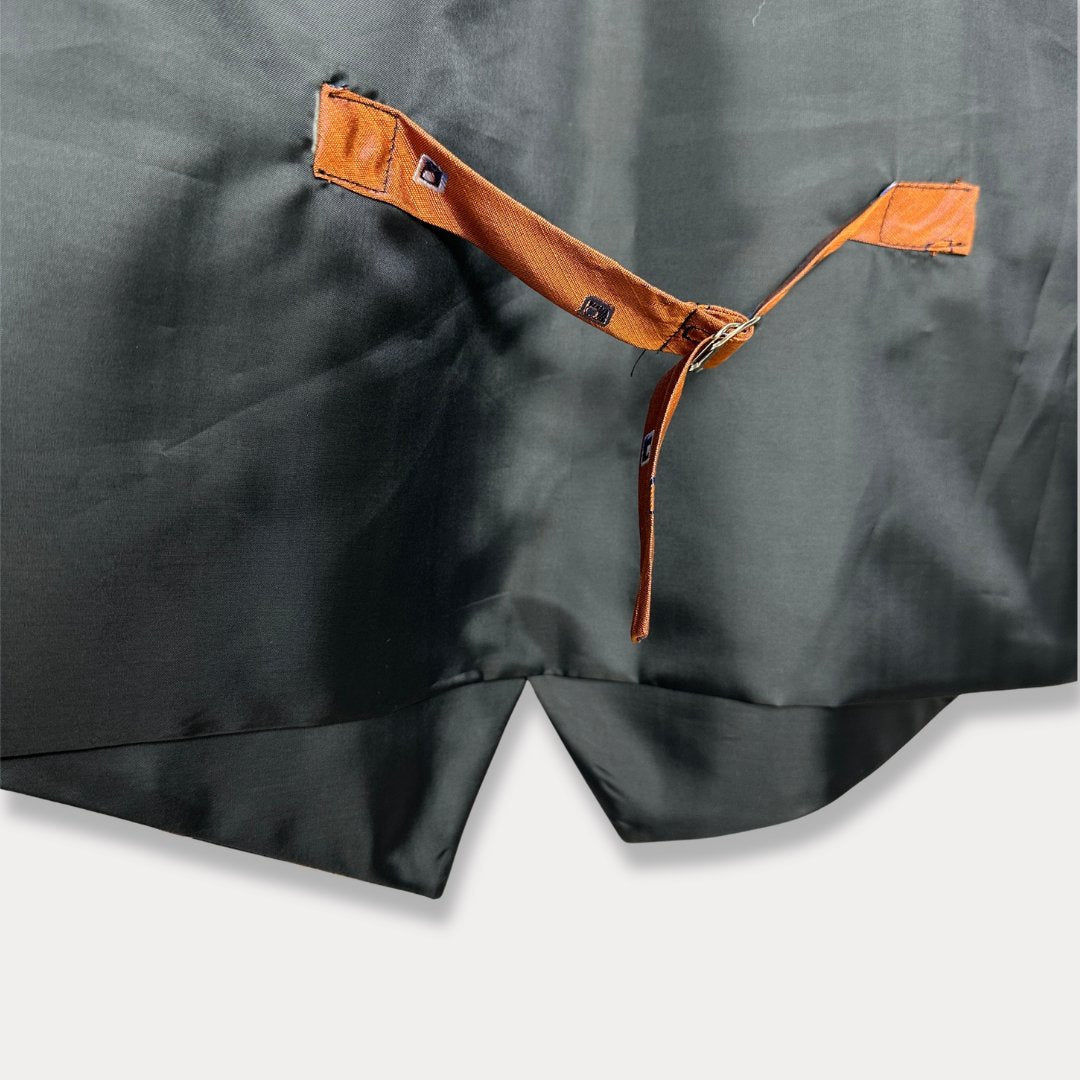 'ReTied' Unisex Upcycled Necktie Vest - Large - Funkify