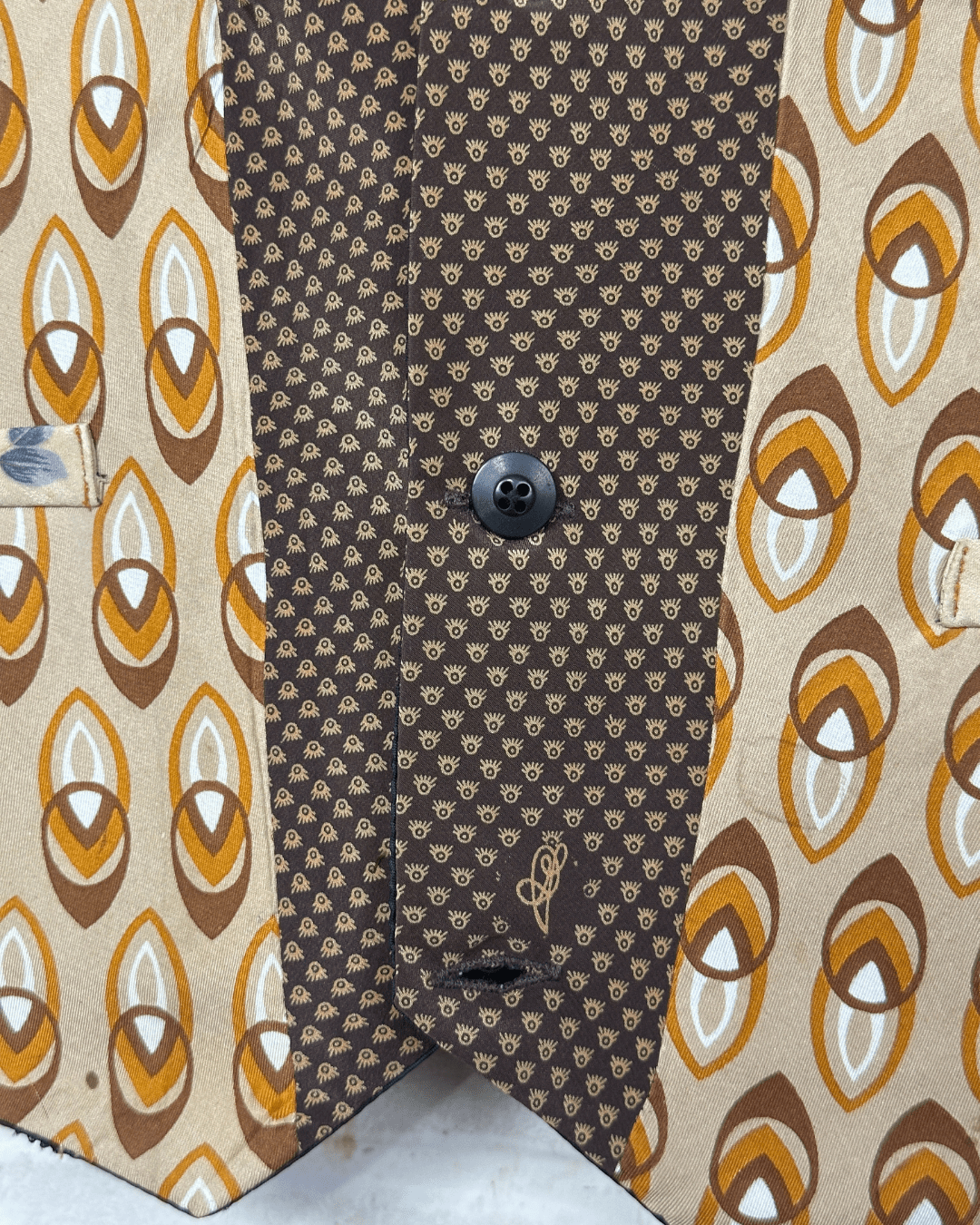 Retied Unisex Upcycled Neckties Vest - Small - Funkify