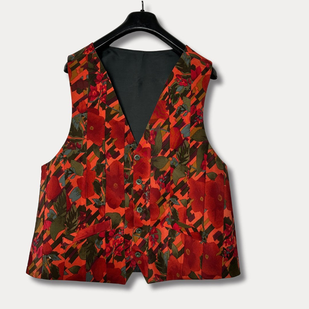 'ReTied' Unisex Upcycled Vest - Funkify