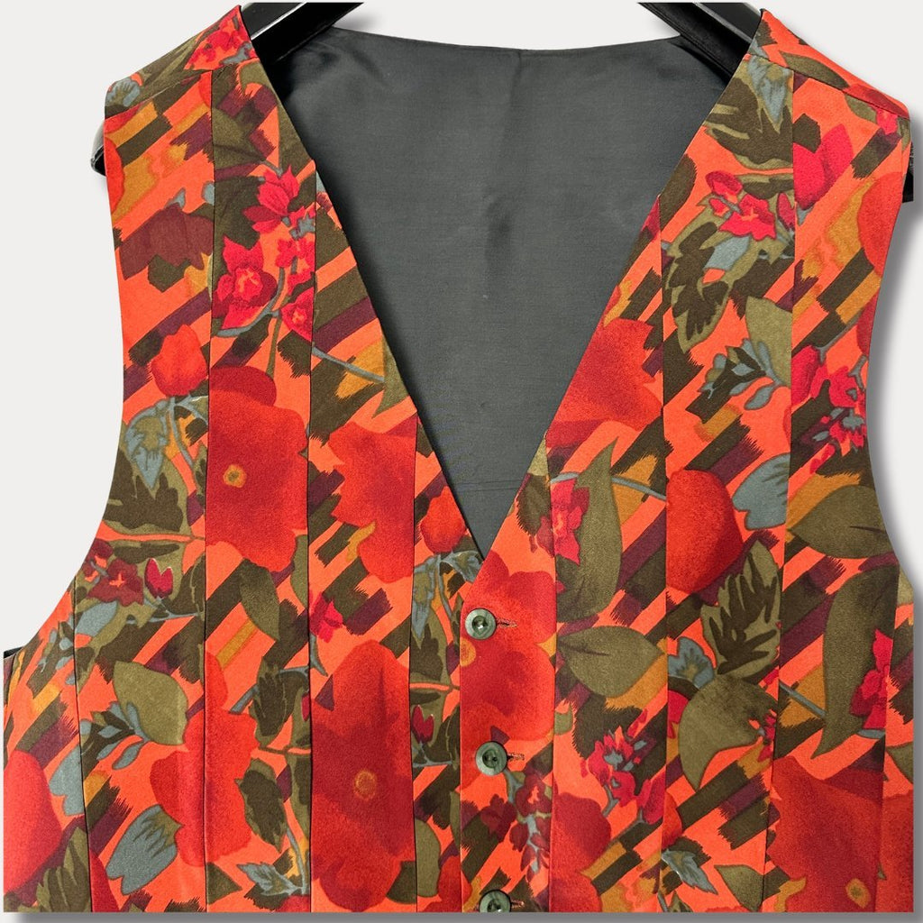 'ReTied' Unisex Upcycled Vest - Funkify