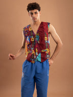 ReTied Unisex Upcycled Vest - Funkify