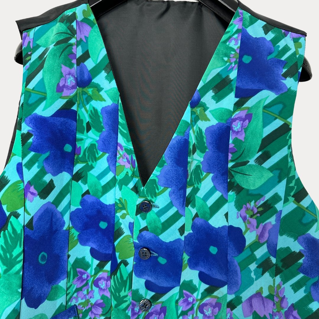 'ReTied' Unisex Upcycled Vest - Funkify