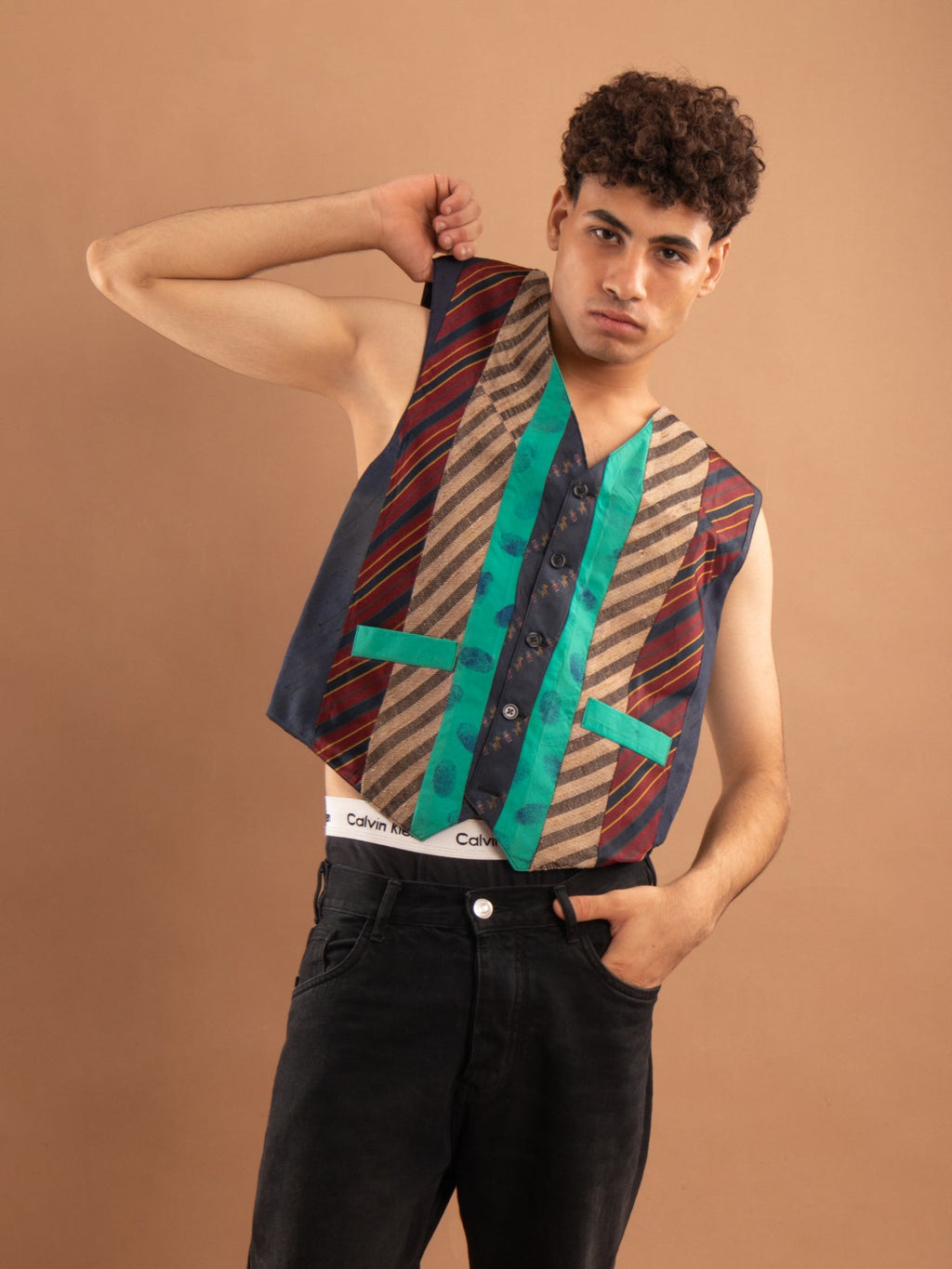 Retied Unisex Upcycled Vest - Funkify