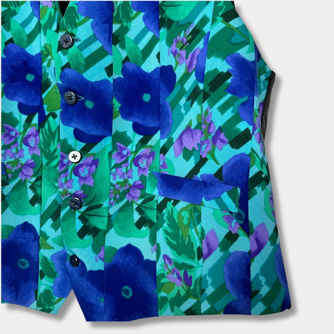 'ReTied' Unisex Upcycled Vest - Funkify