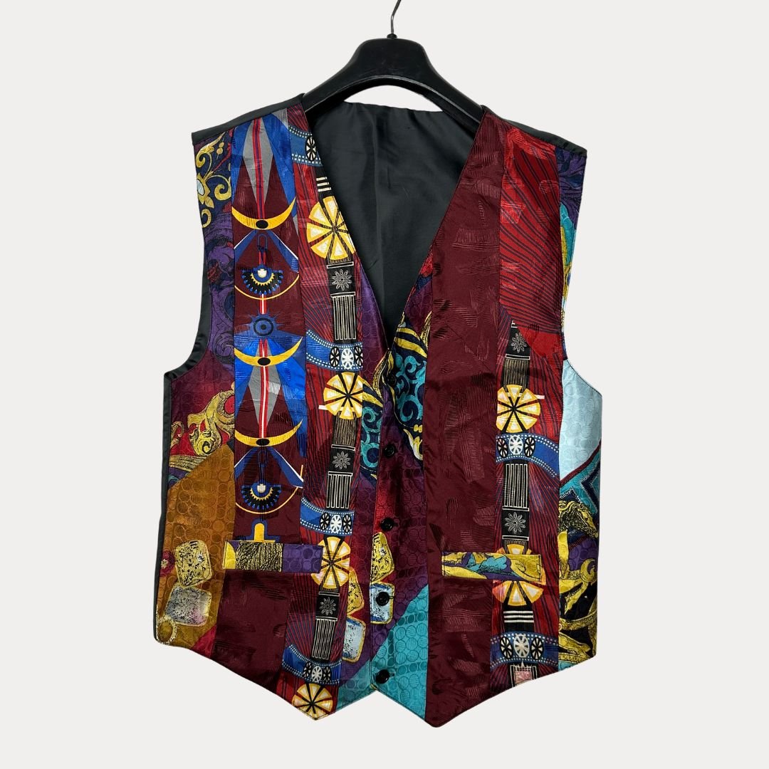 ReTied Unisex Upcycled Vest - Funkify