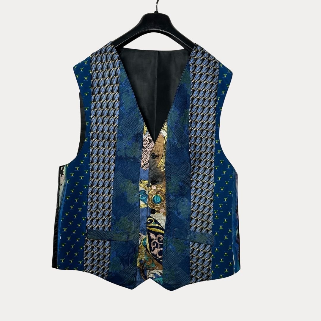Retied Unisex Upcycled Vest - Funkify