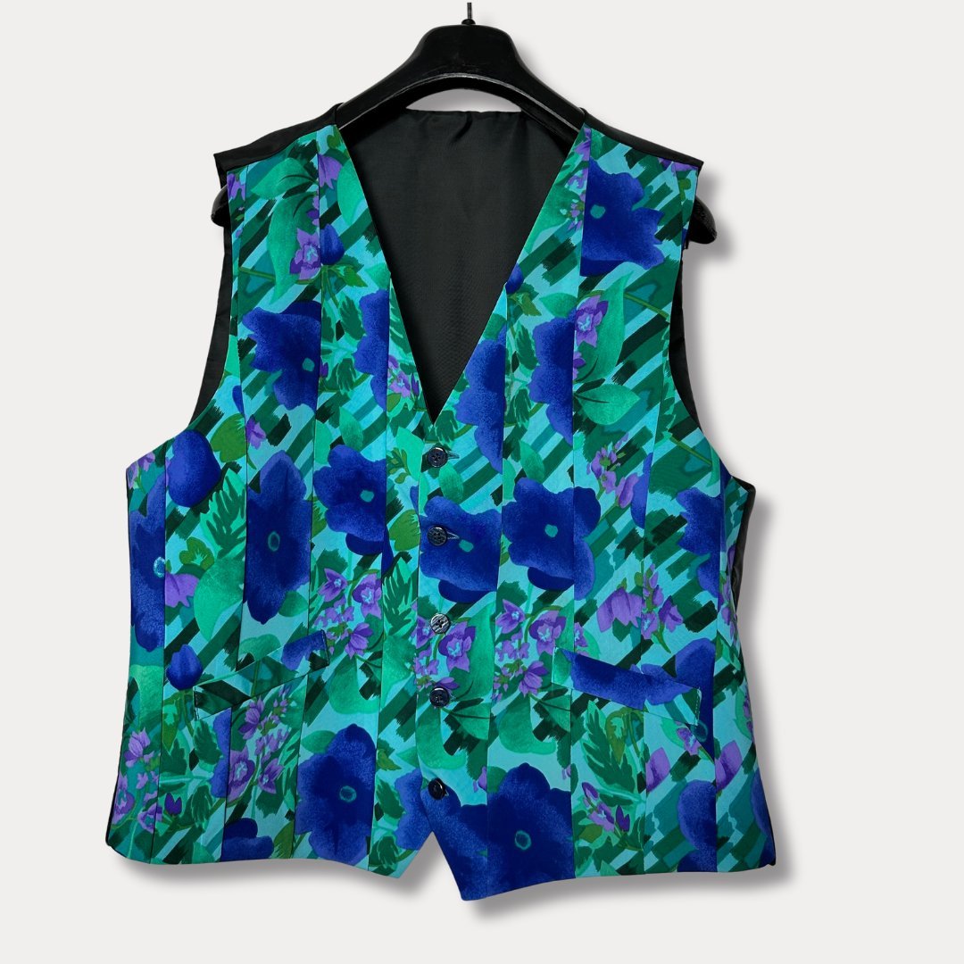 'ReTied' Unisex Upcycled Vest - Funkify