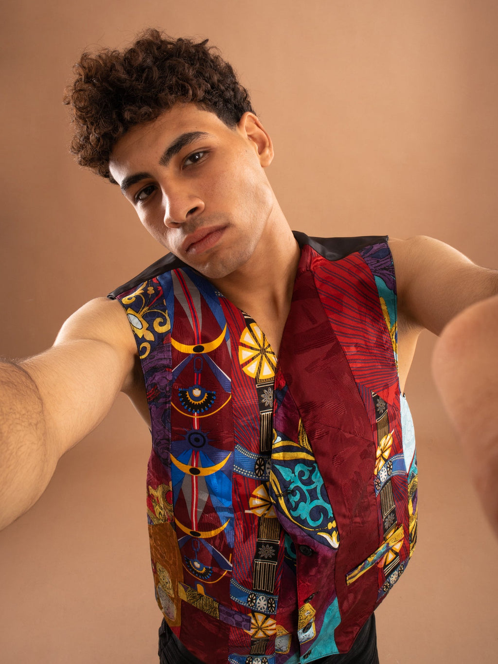 ReTied Unisex Upcycled Vest - Funkify