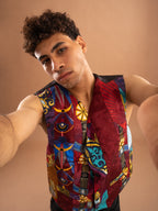 ReTied Unisex Upcycled Vest - Funkify